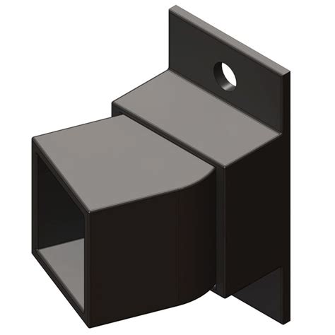 ironcraft black powder coated metal aluminum fence swivel brackets|2.38.